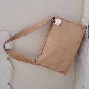 Tan Suede Medium Shoulder Bag  New with Tags. NWT ❤️HOSTESS PICK TODAY
